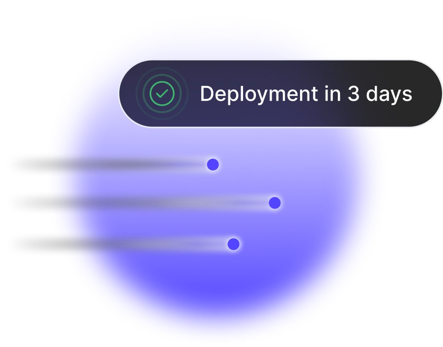 Speed of deployment