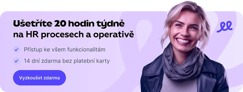 Ušetříte 20 hodin týdně na HR procesech a operativě.